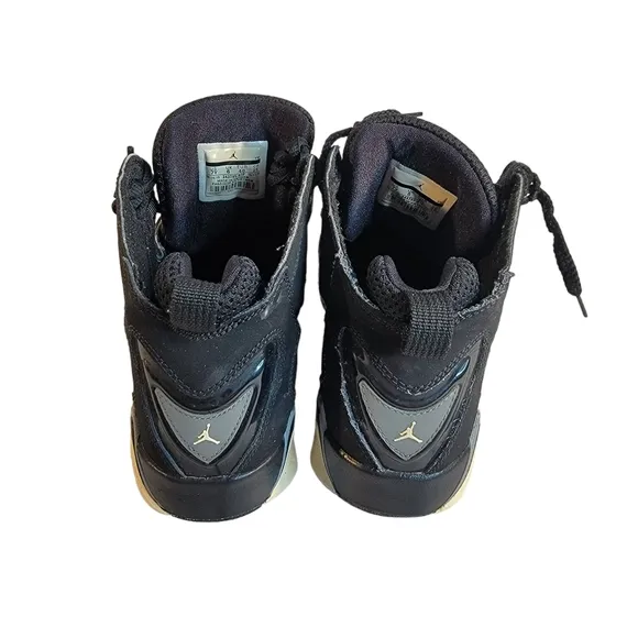 Nike Air Jordan True Flight 343795-010 Black Basketball Shoes Sneakers Boys 7Y