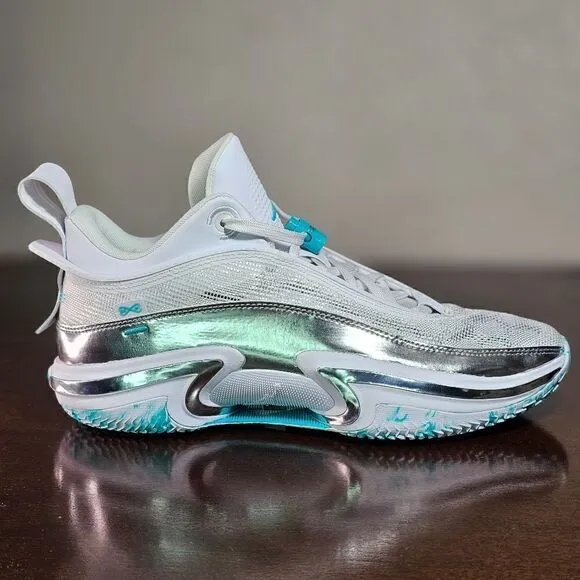 Nike Air Jordan XXXVI 36 Low PF Guo Ailun Women's 10.5 Silver Jade DM9032-130