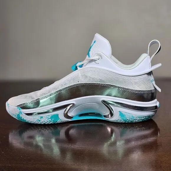 Nike Air Jordan XXXVI 36 Low PF Guo Ailun Women's 10.5 Silver Jade DM9032-130
