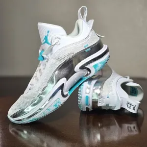 Nike Air Jordan XXXVI 36 Low PF Guo Ailun Women's 10.5 Silver Jade DM9032-130