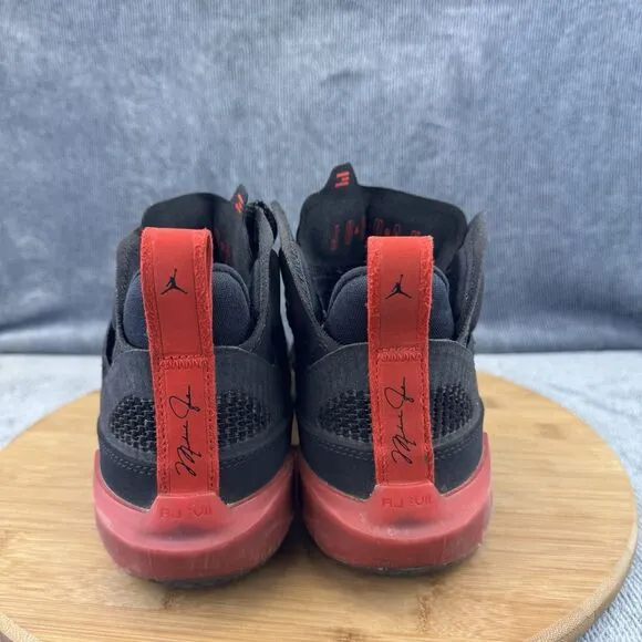 Nike Air Jordan XXXVII Shoes Boys Size 6.5Y Black Basketball Sneakers DD7421 007