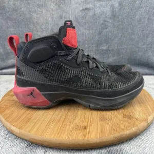 Nike Air Jordan XXXVII Shoes Boys Size 6.5Y Black Basketball Sneakers DD7421 007