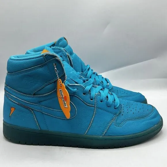 Nike Air Jordan 1 Retro Mens Size 12 Blue Gatorade Shoes Sneakers AJ5997-455
