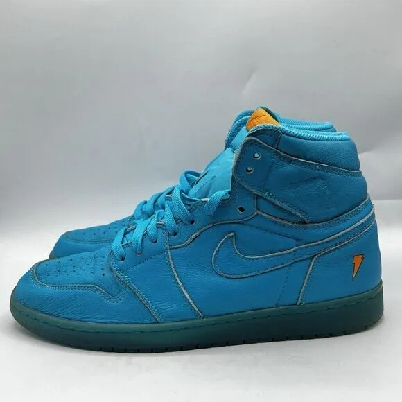 Nike Air Jordan 1 Retro Mens Size 12 Blue Gatorade Shoes Sneakers AJ5997-455