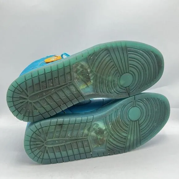 Nike Air Jordan 1 Retro Mens Size 12 Blue Gatorade Shoes Sneakers AJ5997-455