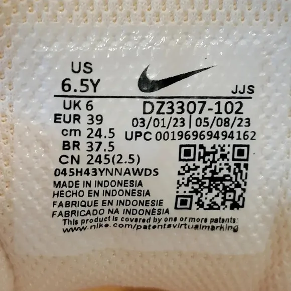 Nike Air Max 1 Casual Shoes Big Kid 6.5Y Wmn 8 #DZ3307 102