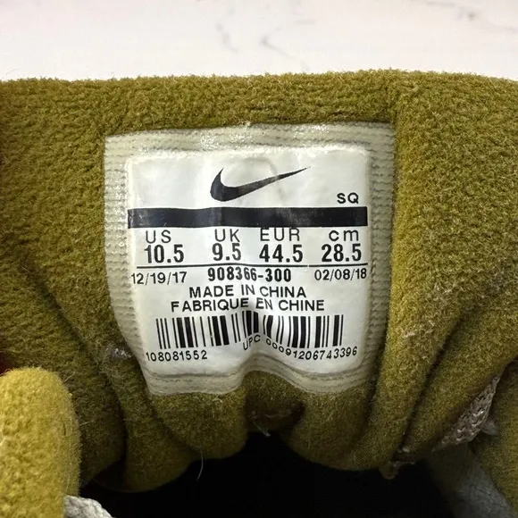 Nike Air Max 1 Premium Retro Curry Olive Green White Men's Size 10.5