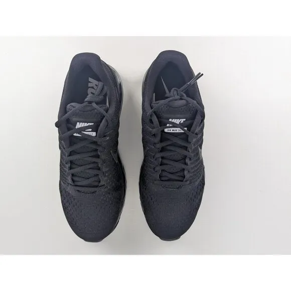 Nike Air Max 2017 Shoes Sneakers 849559-004 Triple Black Men's Size 8 NEW