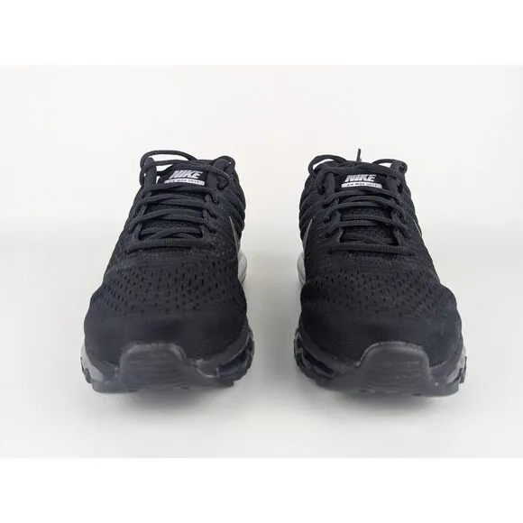 Nike Air Max 2017 Shoes Sneakers 849559-004 Triple Black Men's Size 8 NEW