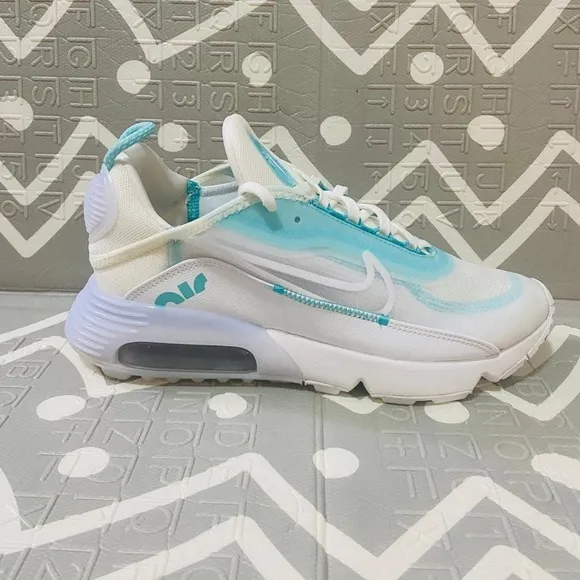 Nike air max 2090 white baby blue shoes sneakers