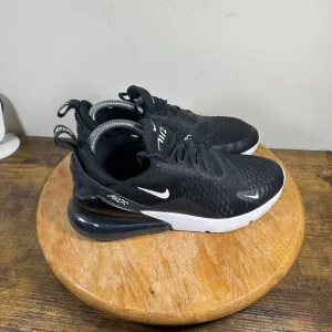 Nike Air‎ Max 270 Black White Women's Size 9 Shoes Sneakers AH6789-001