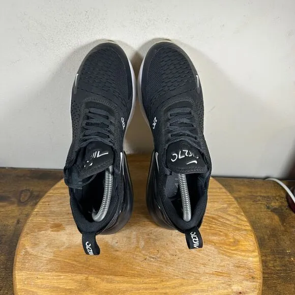 Nike Air‎ Max 270 Black White Women's Size 9 Shoes Sneakers AH6789-001