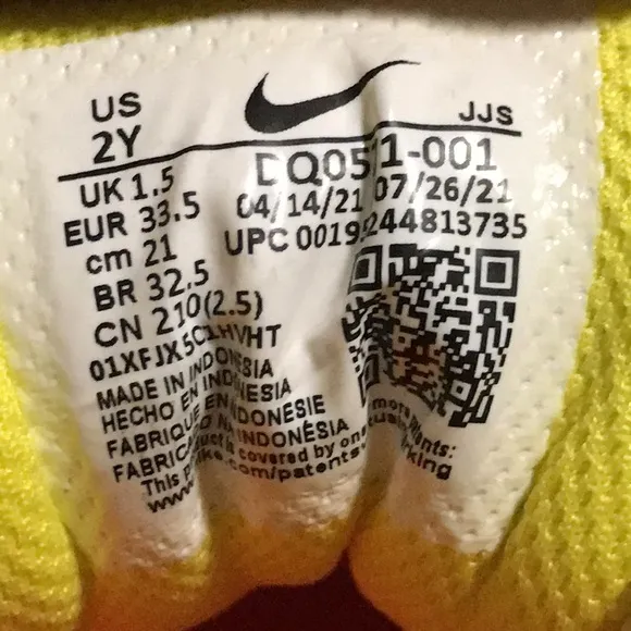 NIKE Air Max 90 Leather GS 'Go The Extra Smile' Sneakers Shoes Sz 2Y Preowned