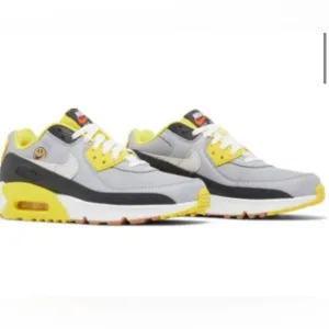 NIKE Air Max 90 Leather GS 'Go The Extra Smile' Sneakers Shoes Sz 2Y Preowned