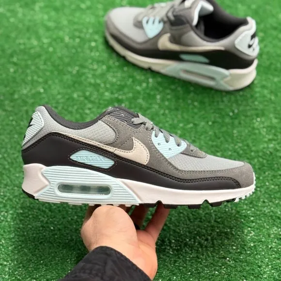 Nike Air Max 90 Low Mens Casual Shoes Gray DM0029-009 NEW Multi Sz