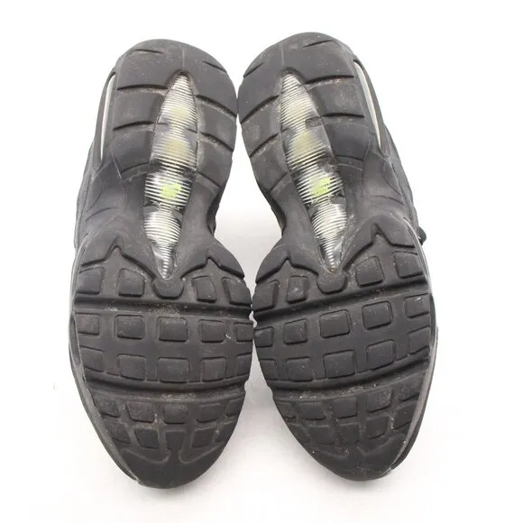 Nike Air Max 95 Essential Men's Size 8 Black Volt Athletic Sneakers Shoes