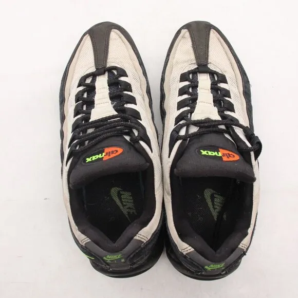 Nike Air Max 95 Essential Men's Size 8 Black Volt Athletic Sneakers Shoes