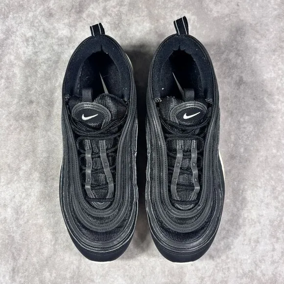 Nike Air Max 97 Black White Athletic Running Sneakers Shoes Men's Size 9.5‎