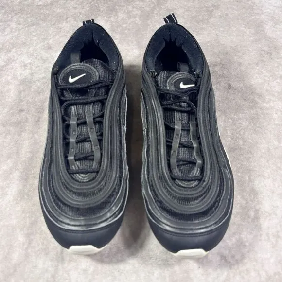 Nike Air Max 97 Black White Athletic Running Sneakers Shoes Men's Size 9.5‎
