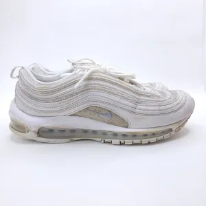 Nike Air Max 97 Sneakers Men's Shoes Triple White Wolf Gray 921826-101 Size 8