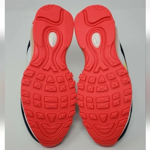 Nike Air Max 97 Women's Pure Platinum Laser Orange Shoes Size 5.5 921733-015 New