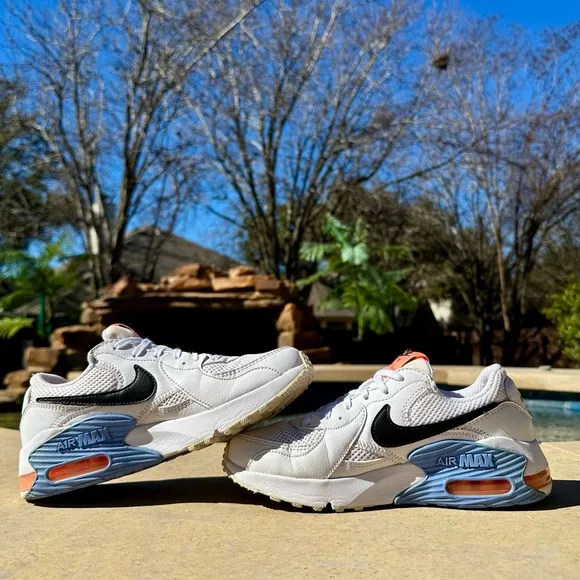 Nike Air Max Excee White Bright Mango - Size 6 Women’s