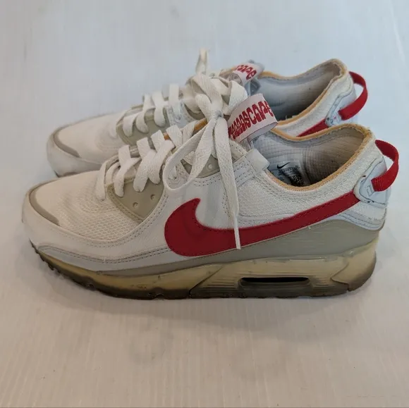 NIKE Air Max Terrascape 90 Red White Sneakers Size 7 Mens
