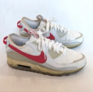 NIKE Air Max Terrascape 90 Red White Sneakers Size 7 Mens