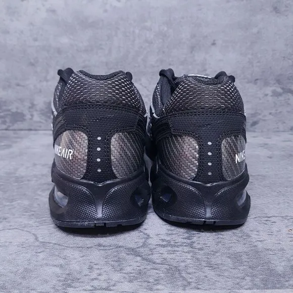 NIKE Air Max Torch 4 Mesh Running Shoes Mens 10.5 Anthracite Black Silver nby