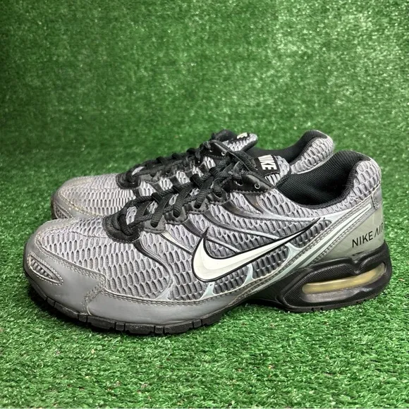 Nike Air Max Torch 4 Shoes Mens 10.5 Gray Sneakers Mesh Anthracite 343846 012