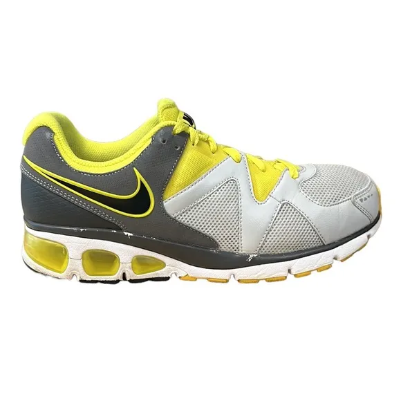 Nike Air Max Turbulence 17 Gray - Volt Yellow-Green #429880-007 Shoes Size 9