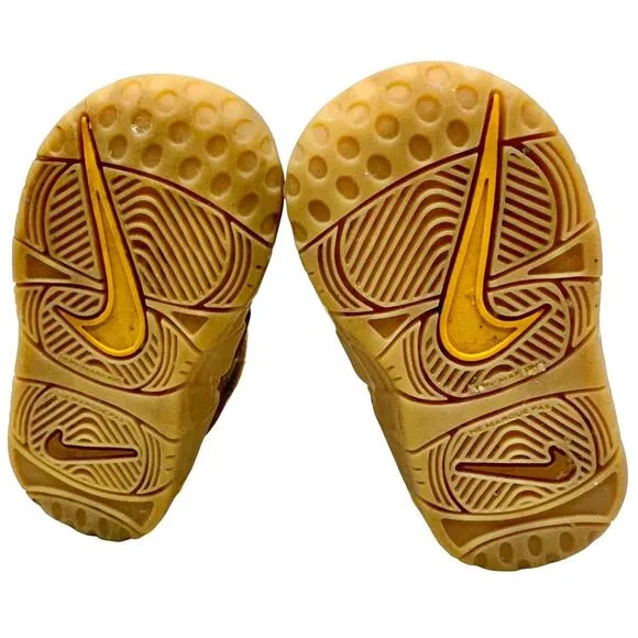 Nike Air More Uptempo (TD) 'Wheat' Kids' Shoes Sneakers DQ4715-700 Size 5 C