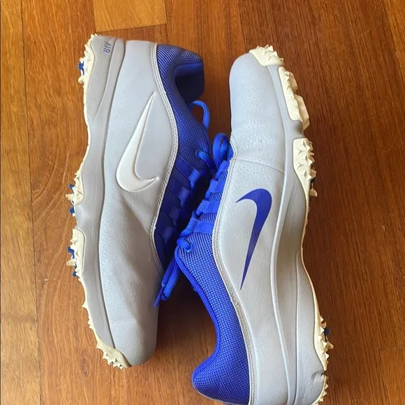 Nike Air Rival 4 Golf Shoes wolf grey/blue/white size 10.5