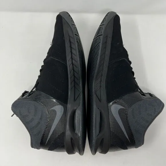 Nike Air Visi Pro 6 Black Suede Basketball Shoes 749168-003 Mens Size 13
