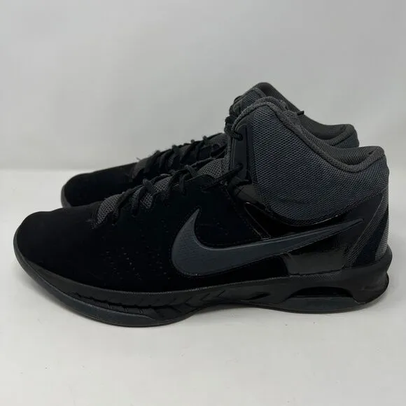Nike Air Visi Pro 6 Black Suede Basketball Shoes 749168-003 Mens Size 13