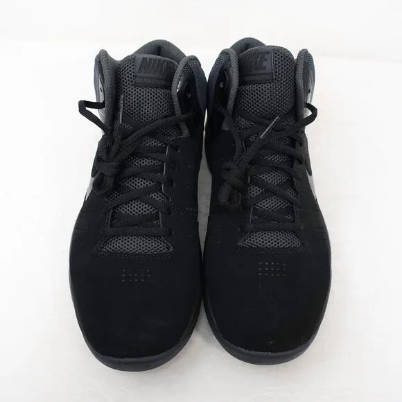 Nike Air Visi Pro 6 Black Suede Basketball Shoes 749168-003 Mens Size 8.5