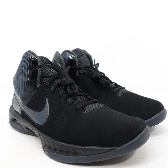 Nike Air Visi Pro 6 Black Suede Basketball Shoes 749168-003 Mens Size 8.5