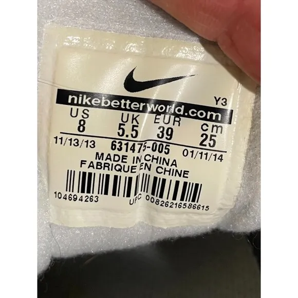 Nike Air Zoom Vapor X Tennis Shoes Womens Size 8 White/Purple Mesh Upper