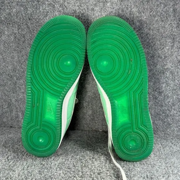Nike Air Force 1 Low Mens 8.5 Shoes Green Tourmaline Canvas St Patricks Day