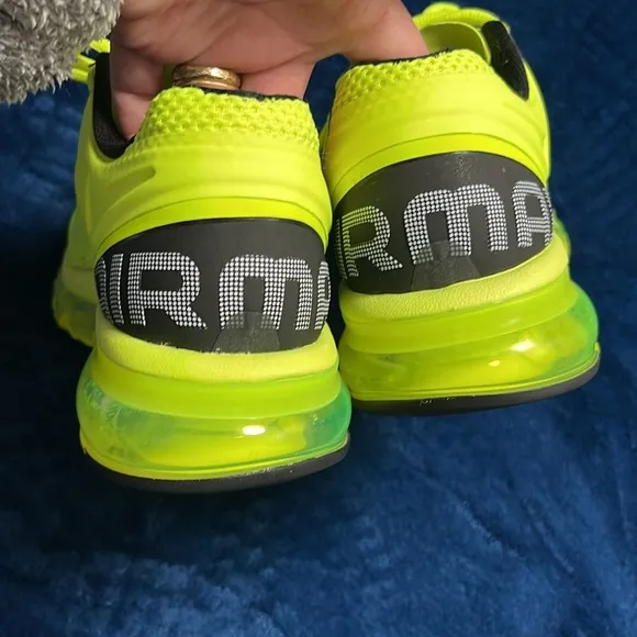Nike Airmax 2013 Volt/black Men's 8.5 excellent condition 554886701