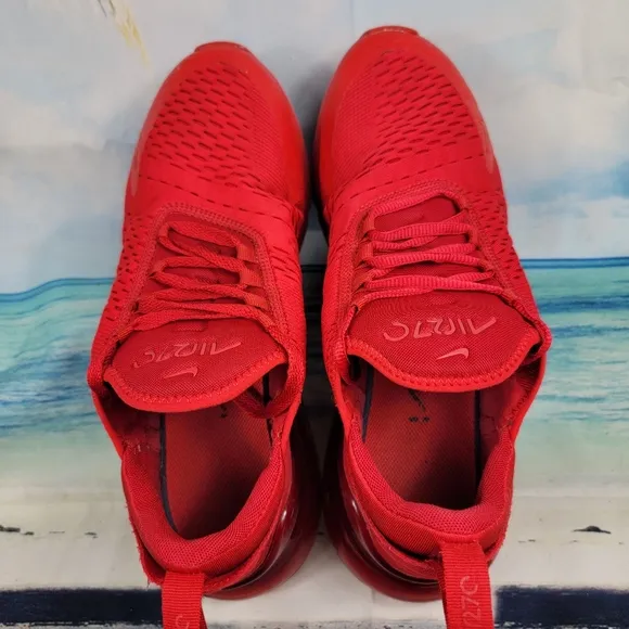 Nike Airmax 270 Triple Red Men Sneakers- SZ 10