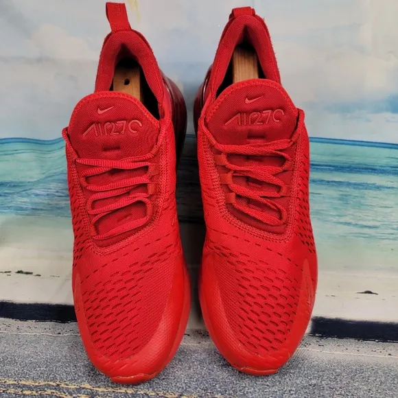 Nike Airmax 270 Triple Red Men Sneakers- SZ 10