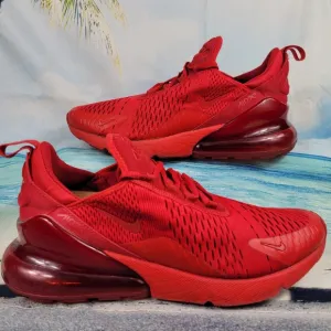Nike Airmax 270 Triple Red Men Sneakers- SZ 10