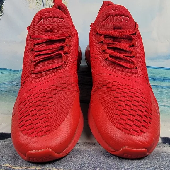 Nike Airmax 270 Triple Red Men Sneakers- SZ 10