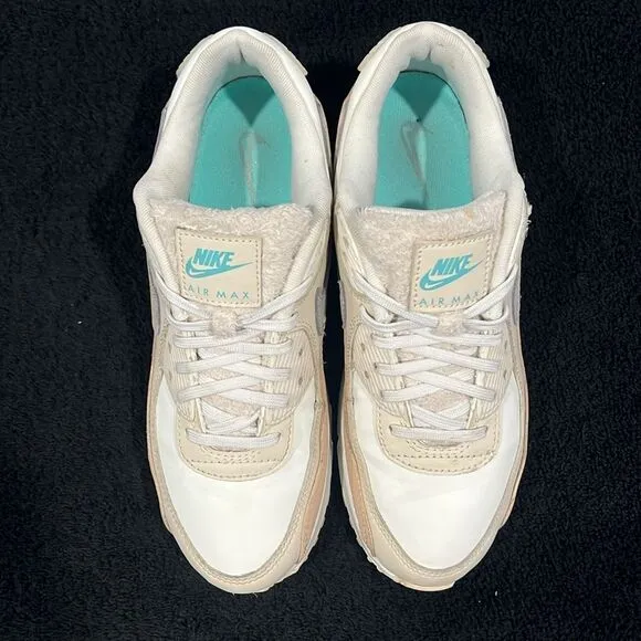 🔥 NIKE AirMax 90 Running Casual Sneaker Shoes Women Sz 8.5 - Pastel Colors - EU