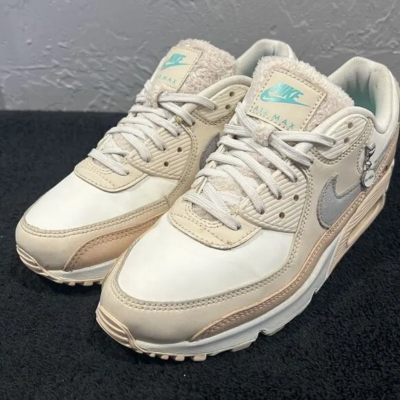 🔥 NIKE AirMax 90 Running Casual Sneaker Shoes Women Sz 8.5 - Pastel Colors - EU
