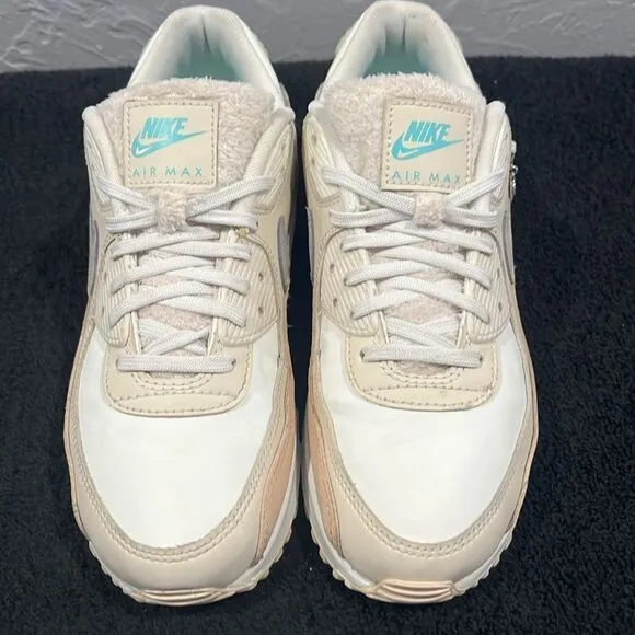 🔥 NIKE AirMax 90 Running Casual Sneaker Shoes Women Sz 8.5 - Pastel Colors - EU