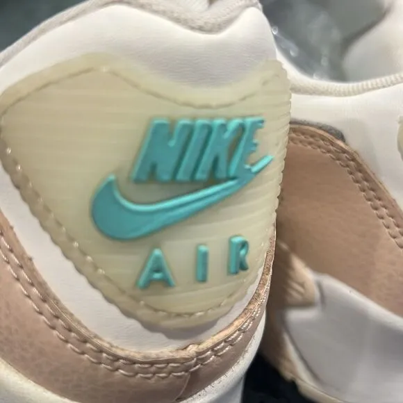🔥 NIKE AirMax 90 Running Casual Sneaker Shoes Women Sz 8.5 - Pastel Colors - EU