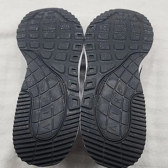 NIKE AIRMAX SYSTM MENS 12 BLACK/WHITE SNEAKERS MESH SUEDE LEATHER FOAM SOLES ♥️