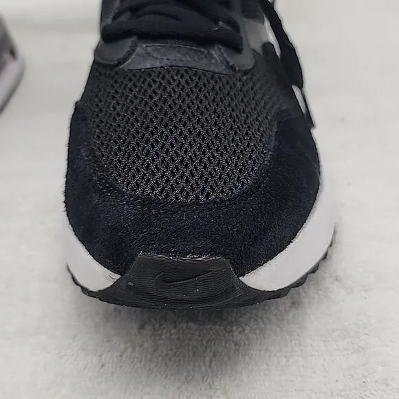 NIKE AIRMAX SYSTM MENS 12 BLACK/WHITE SNEAKERS MESH SUEDE LEATHER FOAM SOLES ♥️